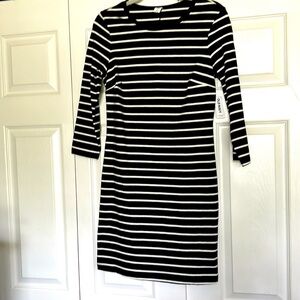 Black & White striped dress